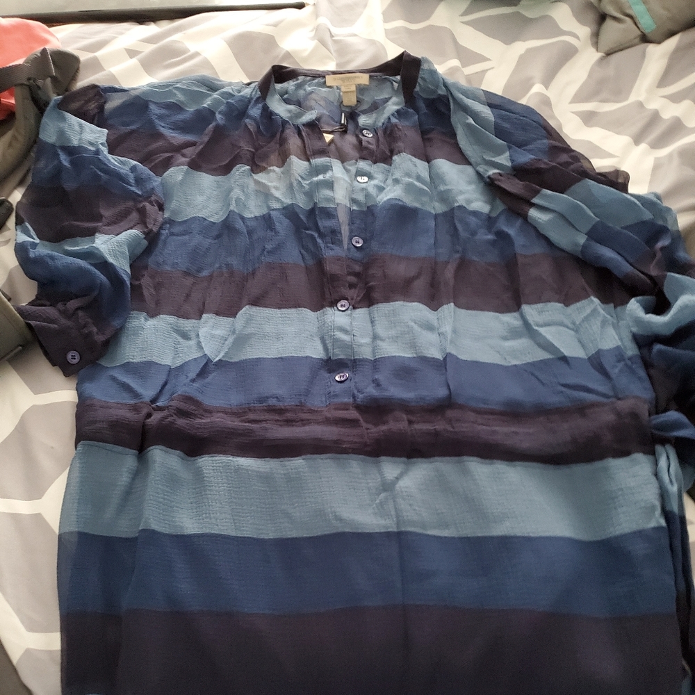 Burberry blue dress